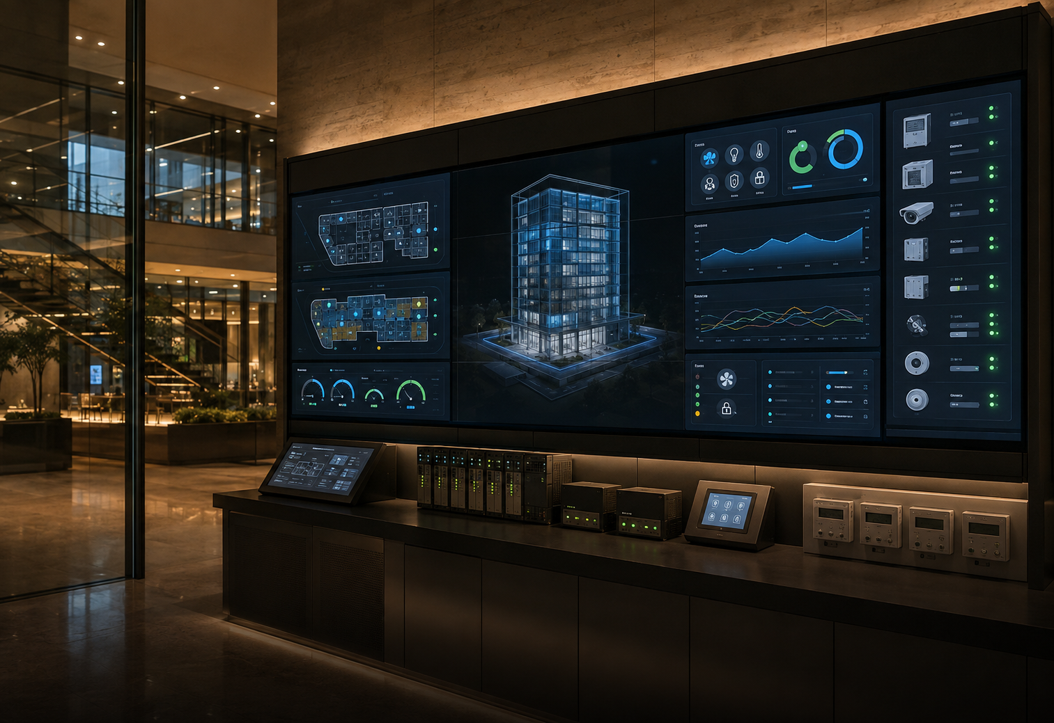 Building management system control room